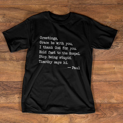 Grace Be With You | 2D Unisex T-shirt