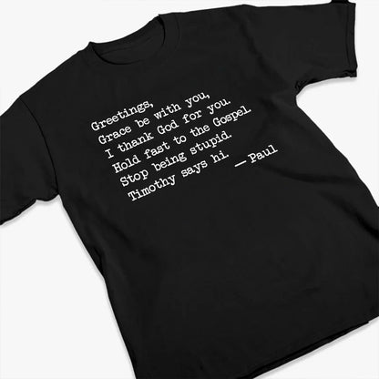 Grace Be With You | 2D Unisex T-shirt