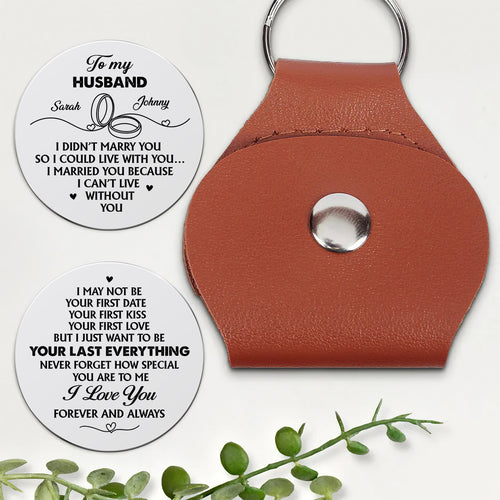 I Married You Because I Can't Live Without You - Personalized Pocket Hug