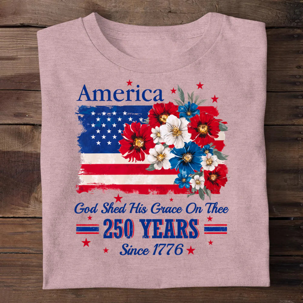 God Shed His Grace On Thee | 2D Unisex T-shirt