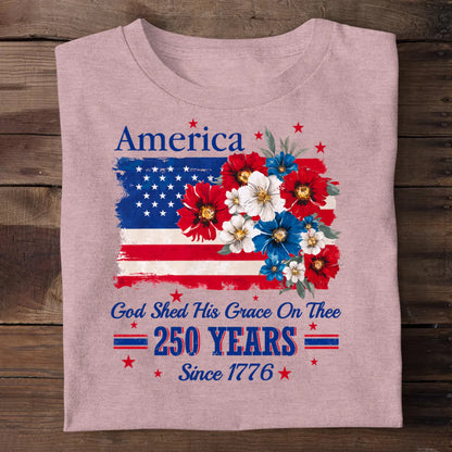 God Shed His Grace On Thee | 2D Unisex T-shirt