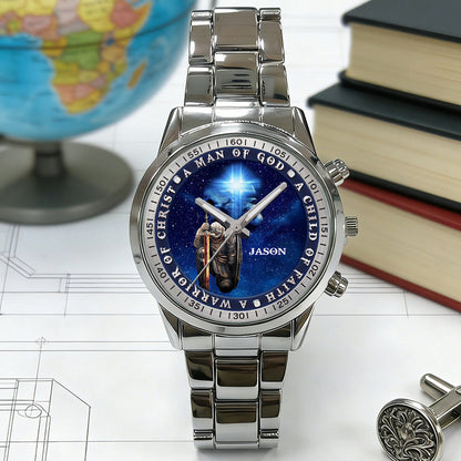 A Man Of God | Personalized Men's Wrist Watch