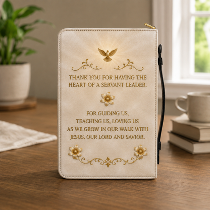 To Our Pastor For Having The Heart Of A Servant Leader, Gift of Appreciation | Bible Cover