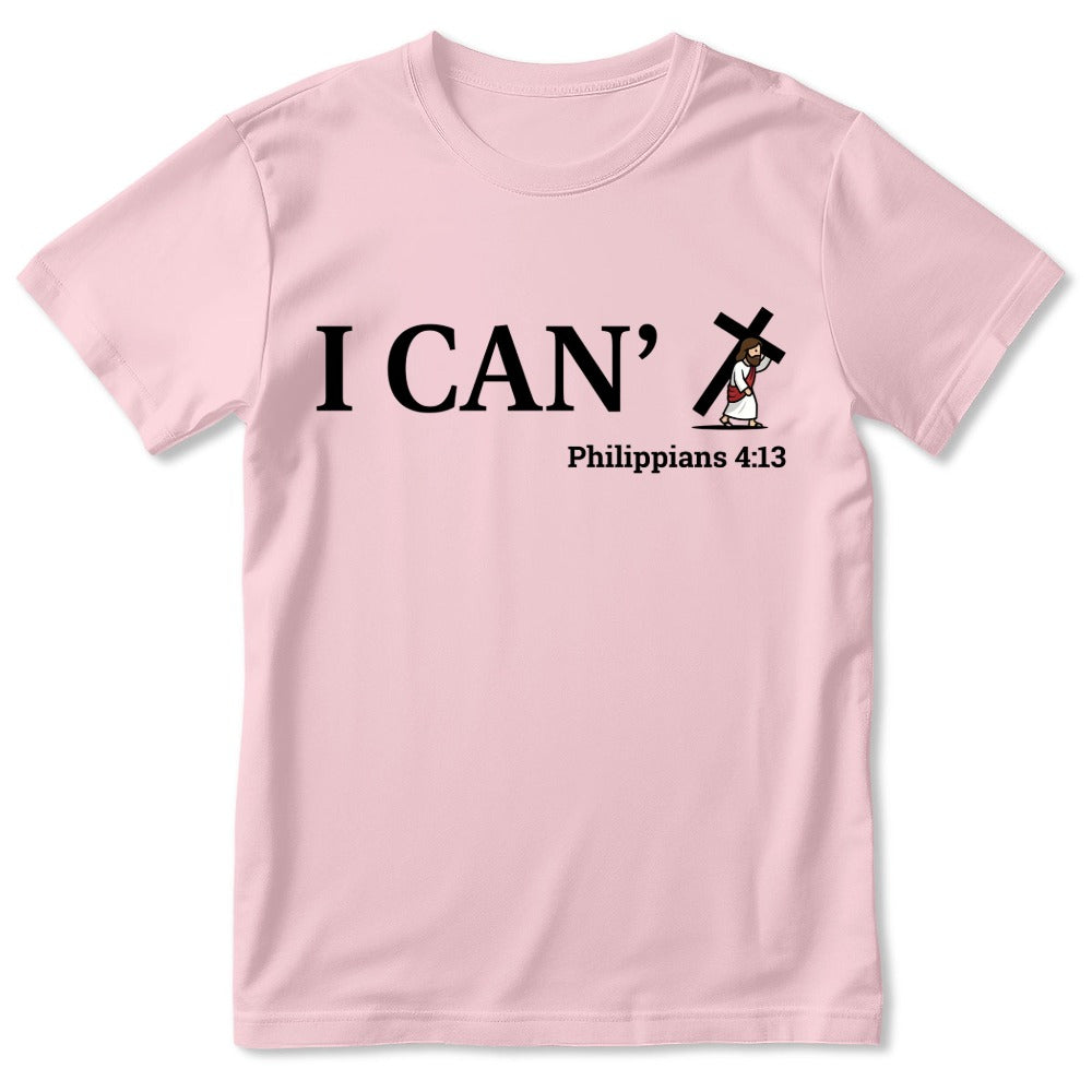 Through Christ I Can, Gift For Family | 2D Unisex T-shirt