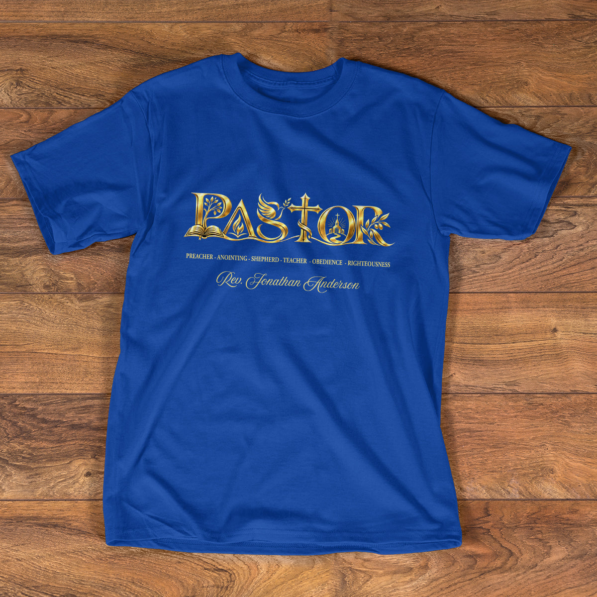 Celebrating A Pastor’s Faithful Life Of Service, Gift For Pastor | Personalized 2D Unisex T-shirt