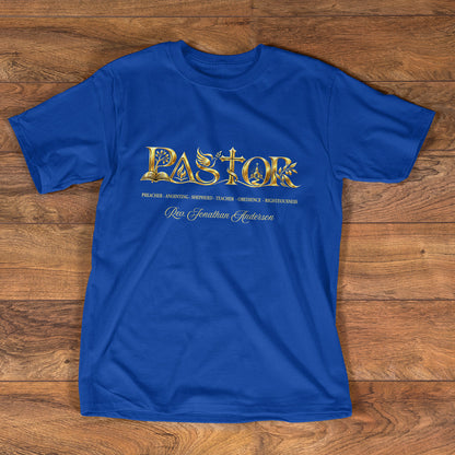 Celebrating A Pastor’s Faithful Life Of Service, Gift For Pastor | Personalized 2D Unisex T-shirt