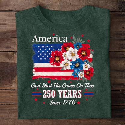 God Shed His Grace On Thee | 2D Unisex T-shirt