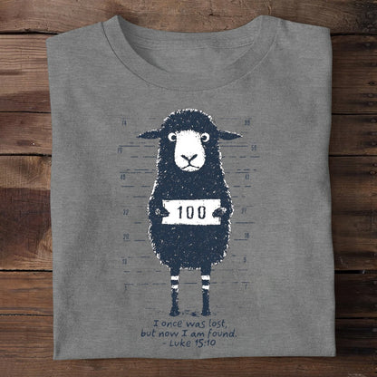 I Once Was Lost But Now I Am Found, Amazing Grace | 2D Unisex T-shirt