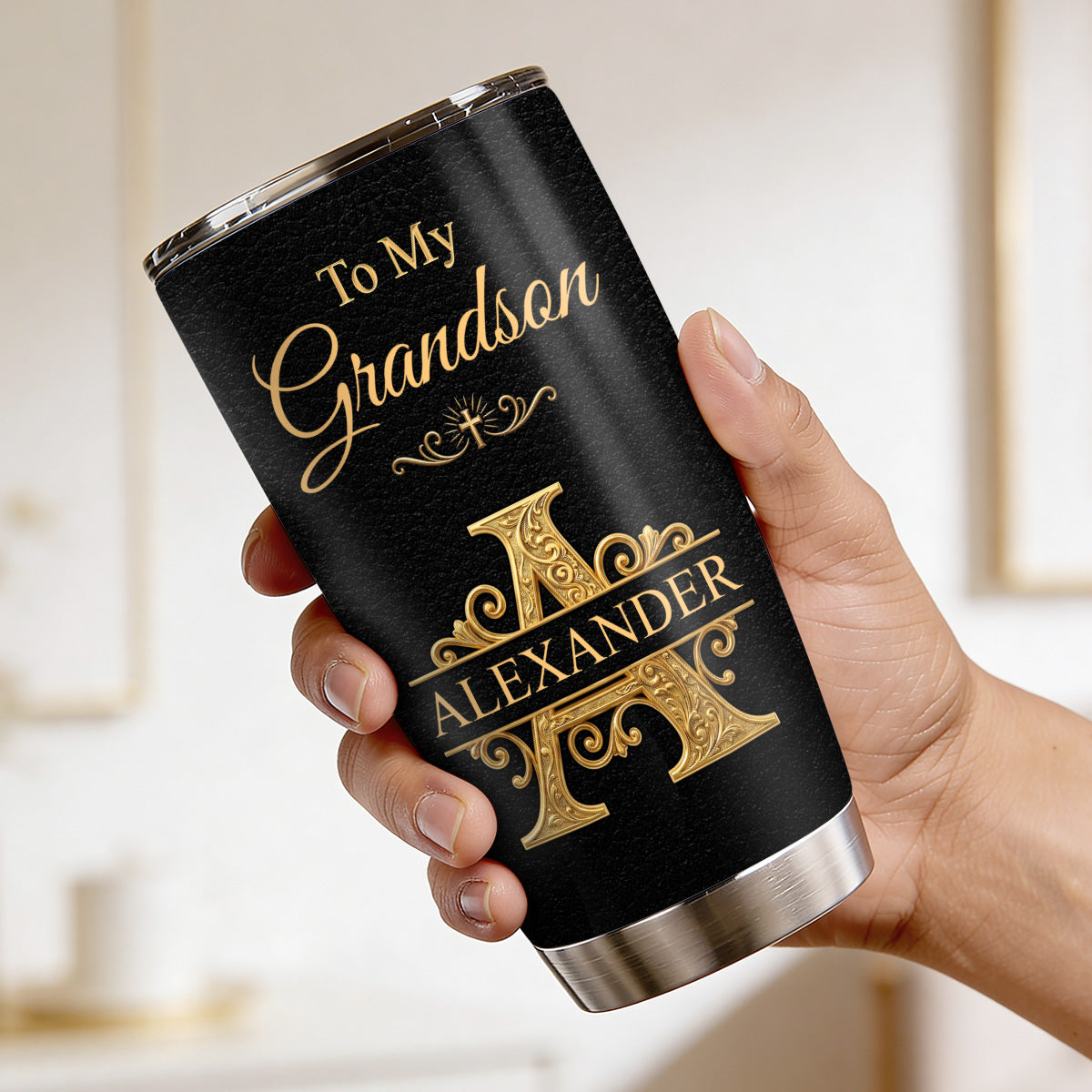 Never Forget How Much I Love You, Personalized Gift For Loved One | Personalized Stainless Steel Tumbler