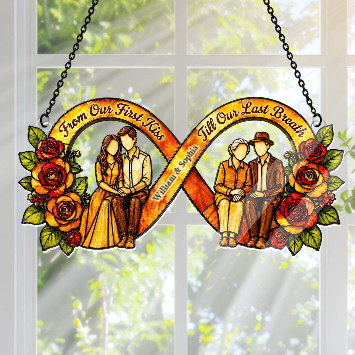 Personalized Acrylic Suncatcher, Gift of Light | Personalized Acrylic Suncatcher