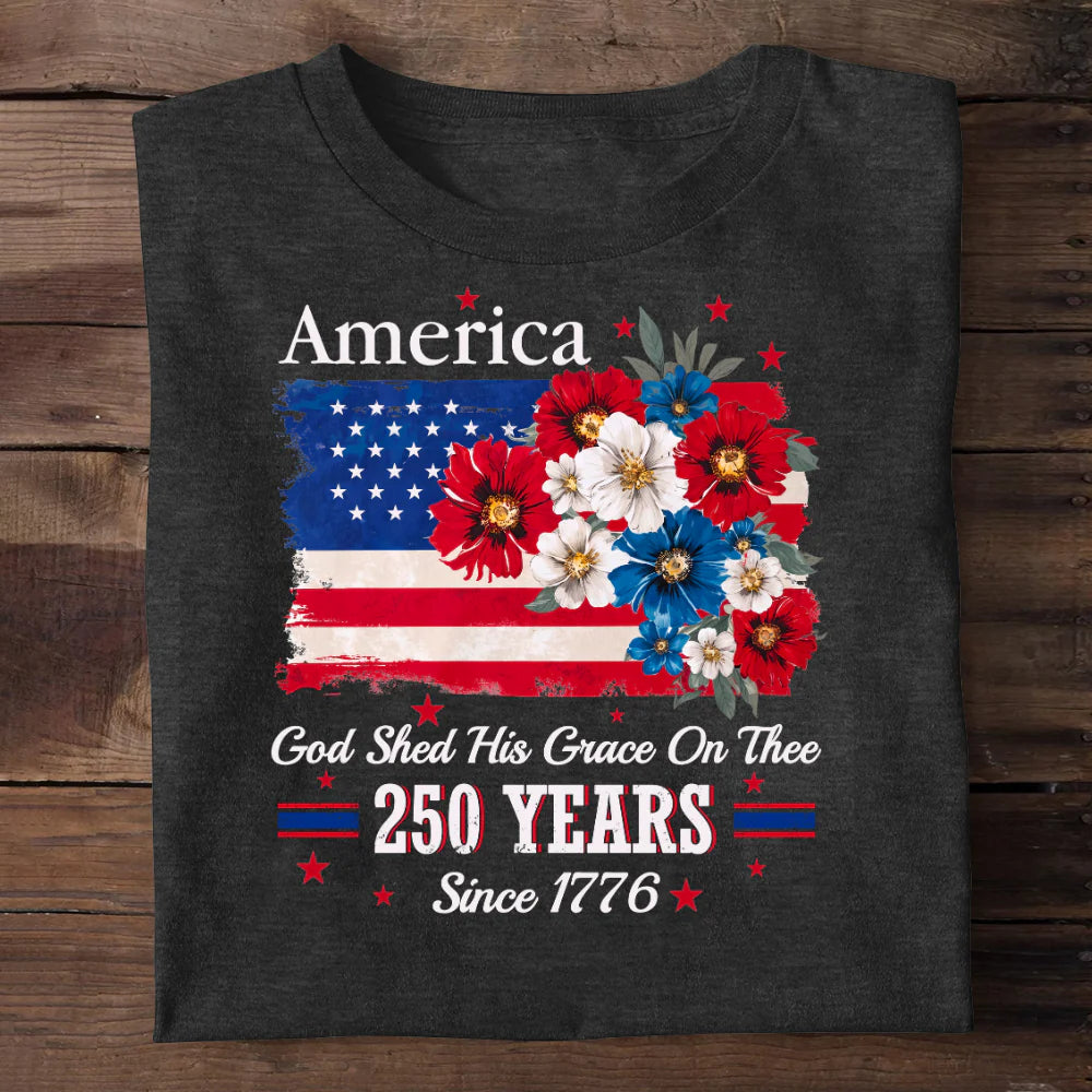 God Shed His Grace On Thee | 2D Unisex T-shirt