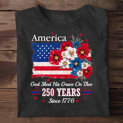 God Shed His Grace On Thee | 2D Unisex T-shirt