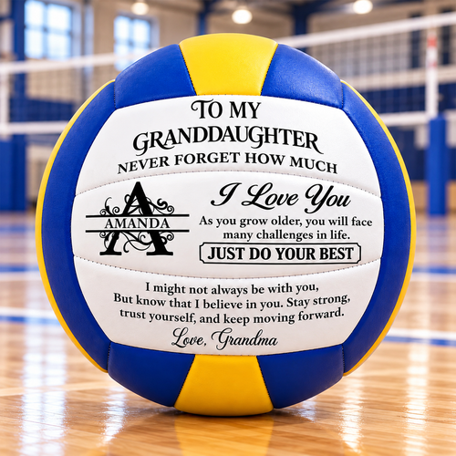 To My Grandkids Never Forget How Much I Love You, Gift For Grandkids | Personalized Volleyball
