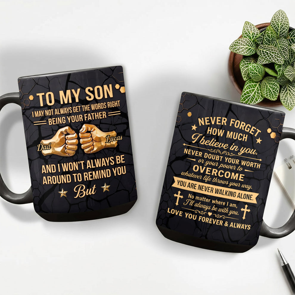 Watching You Be A Dad , Gift For Dad | Personalized Ceramic Coffee Mug