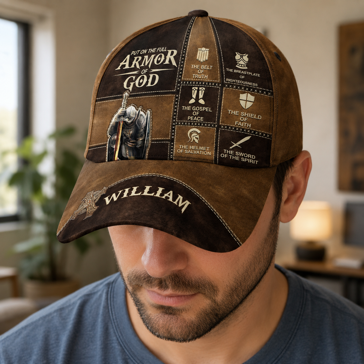 Put On The Full Armor Of God, Ephesians 6:11 | Personalized Classic Cap