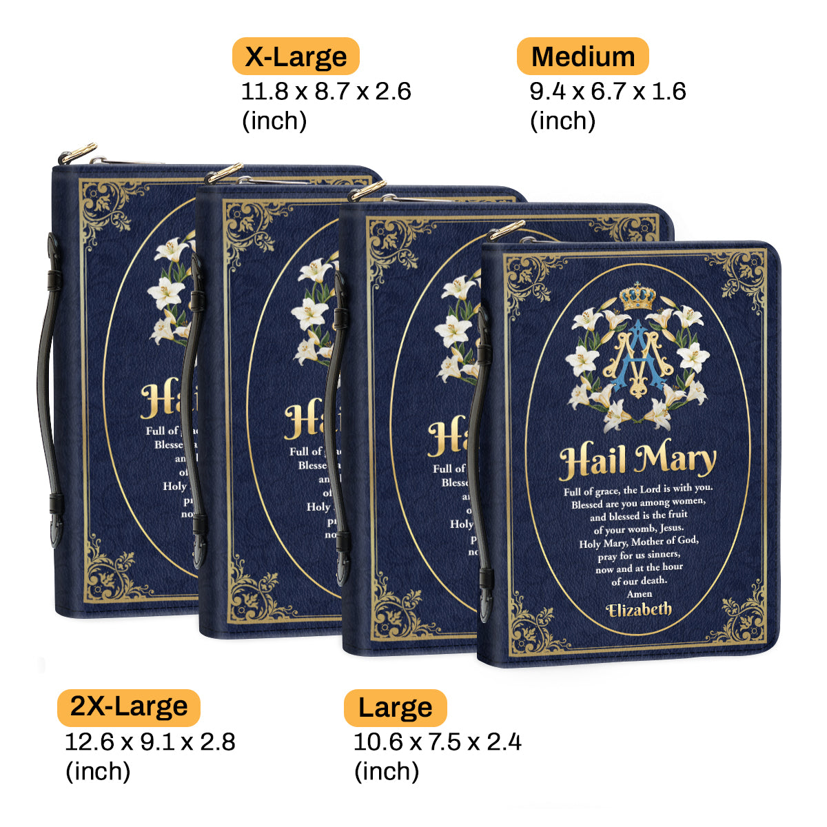 Holy Mary, Mother Of God, Pray For Us | Personalized Bible Cover