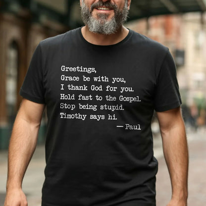 Grace Be With You | 2D Unisex T-shirt