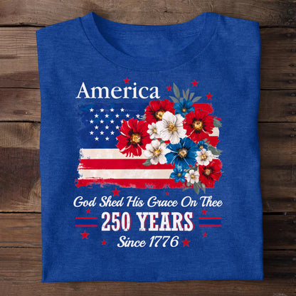 God Shed His Grace On Thee | 2D Unisex T-shirt