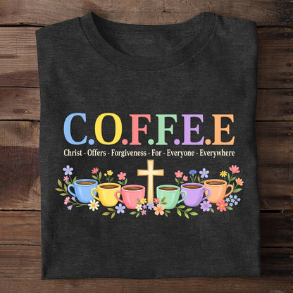 Christ Offers Forgiveness For Everyone, Gift For Family | 2D Unisex T-shirt