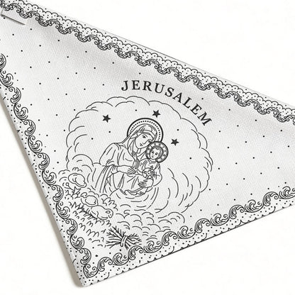 Our Lady Of Jerusalem, Gift For Her - Personalized Shawl Wrap