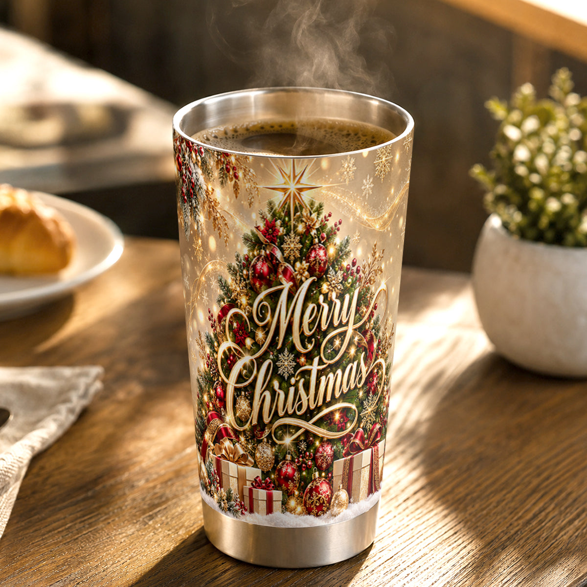 God Says I Am, Gift For Loved One | Personalized Stainless Steel Tumbler