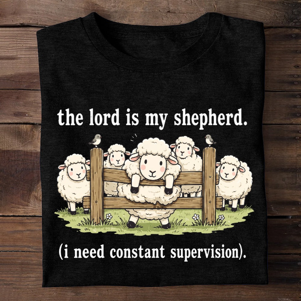 The Lord Is My Shepherd, Gift For Loved One | Personalized 2D Unisex T-shirt