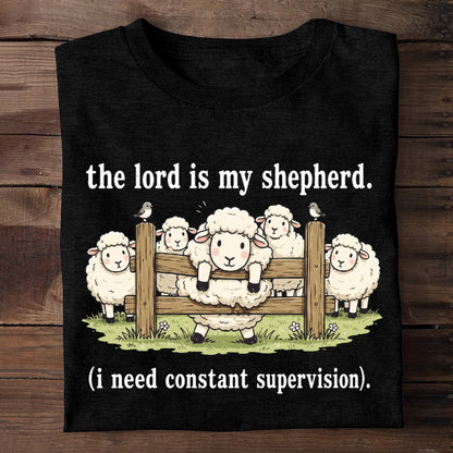 The Lord Is My Shepherd, Gift For Loved One | Personalized 2D Unisex T-shirt