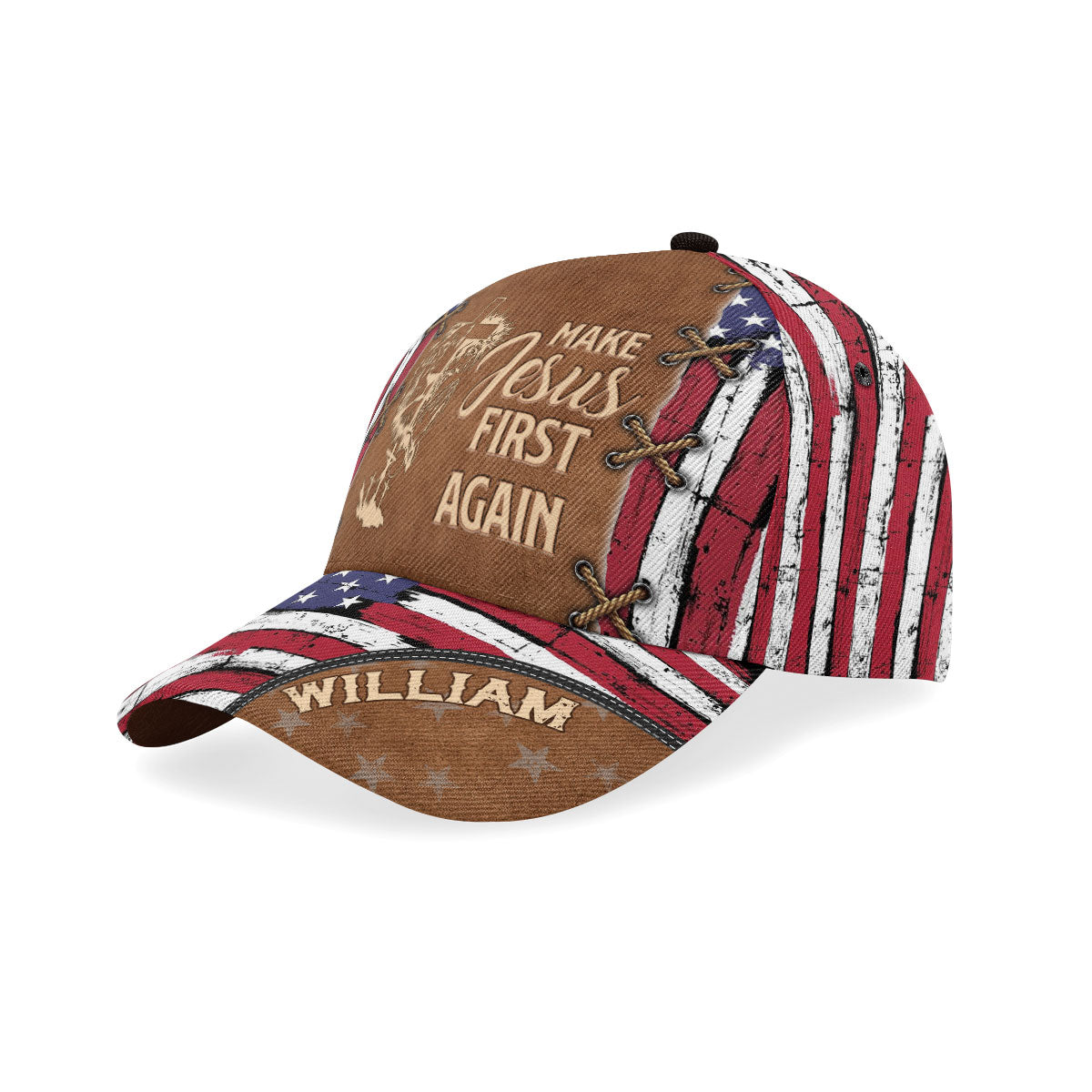 Make Jesus First Again | Personalized Classic Cap