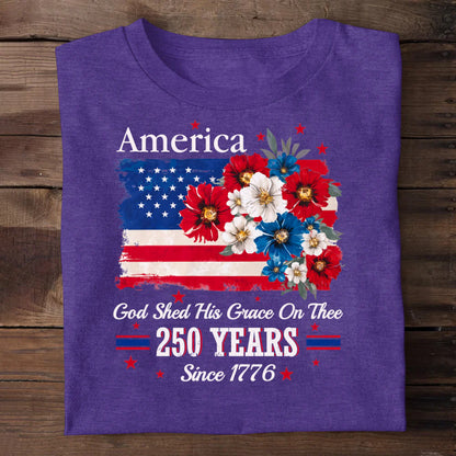 God Shed His Grace On Thee | 2D Unisex T-shirt