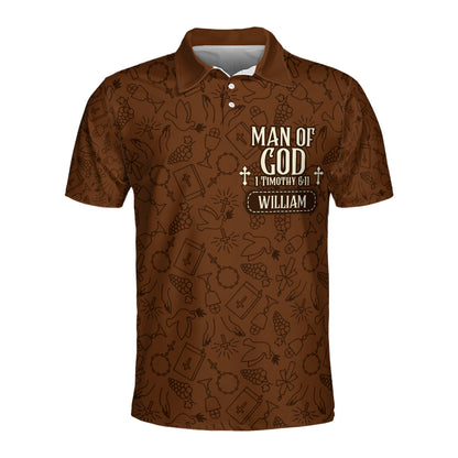 Man Of God | Personalized Polo Shirt