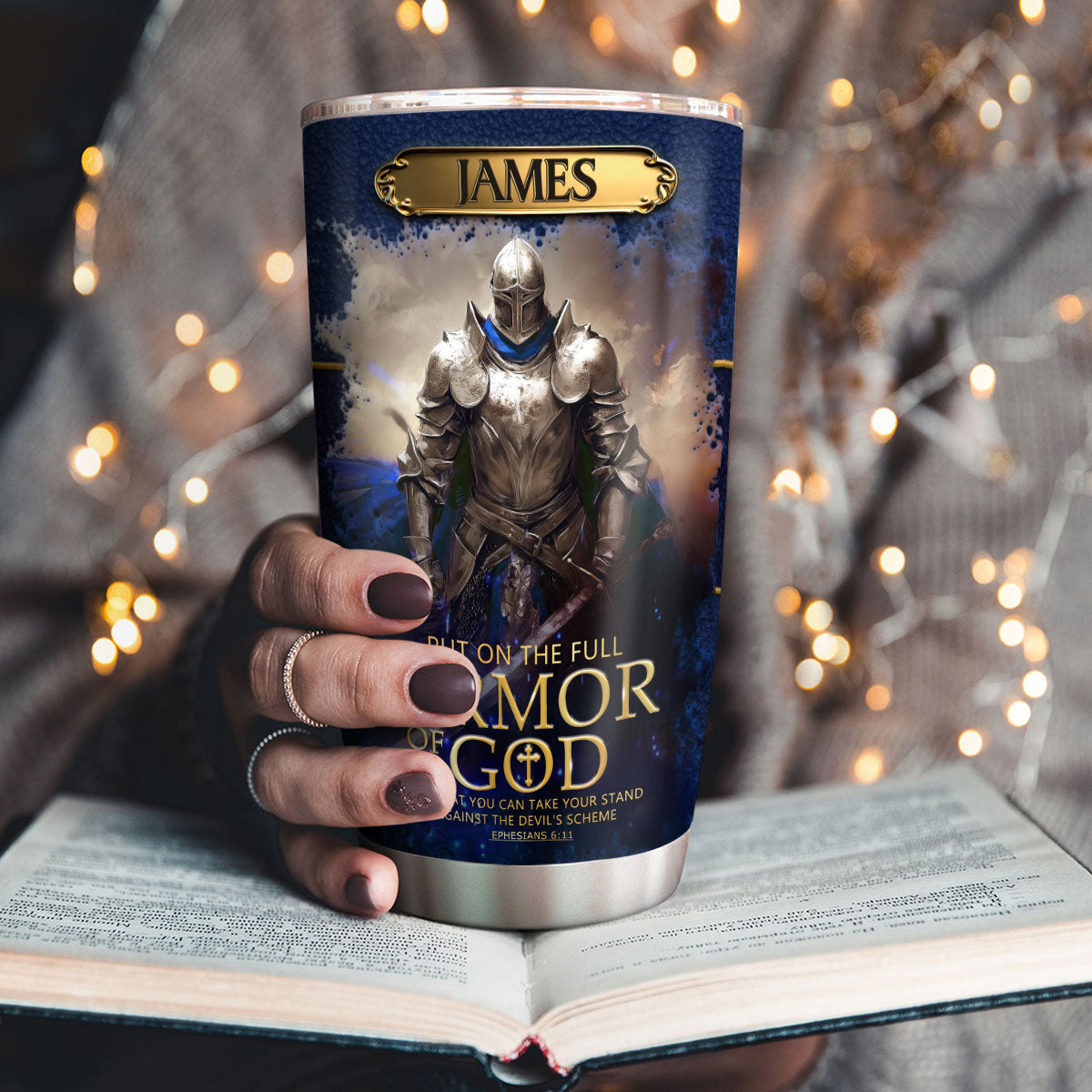 Armor Of God | Personalized Stainless Steel Tumbler