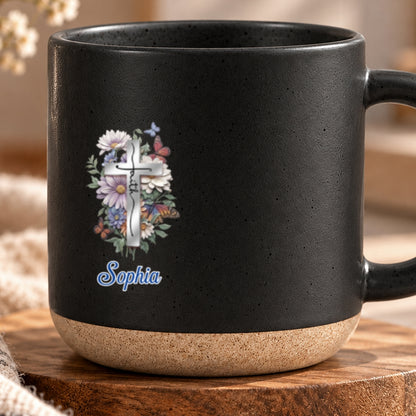 To My Sister In Christ, Gift For Sister | Personalized Pottery Mug