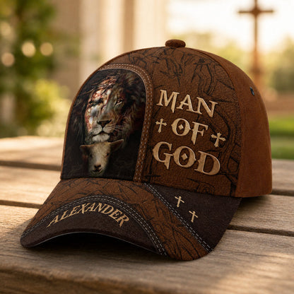 Man Of God, Christian Gift | Personalized Classic Cap