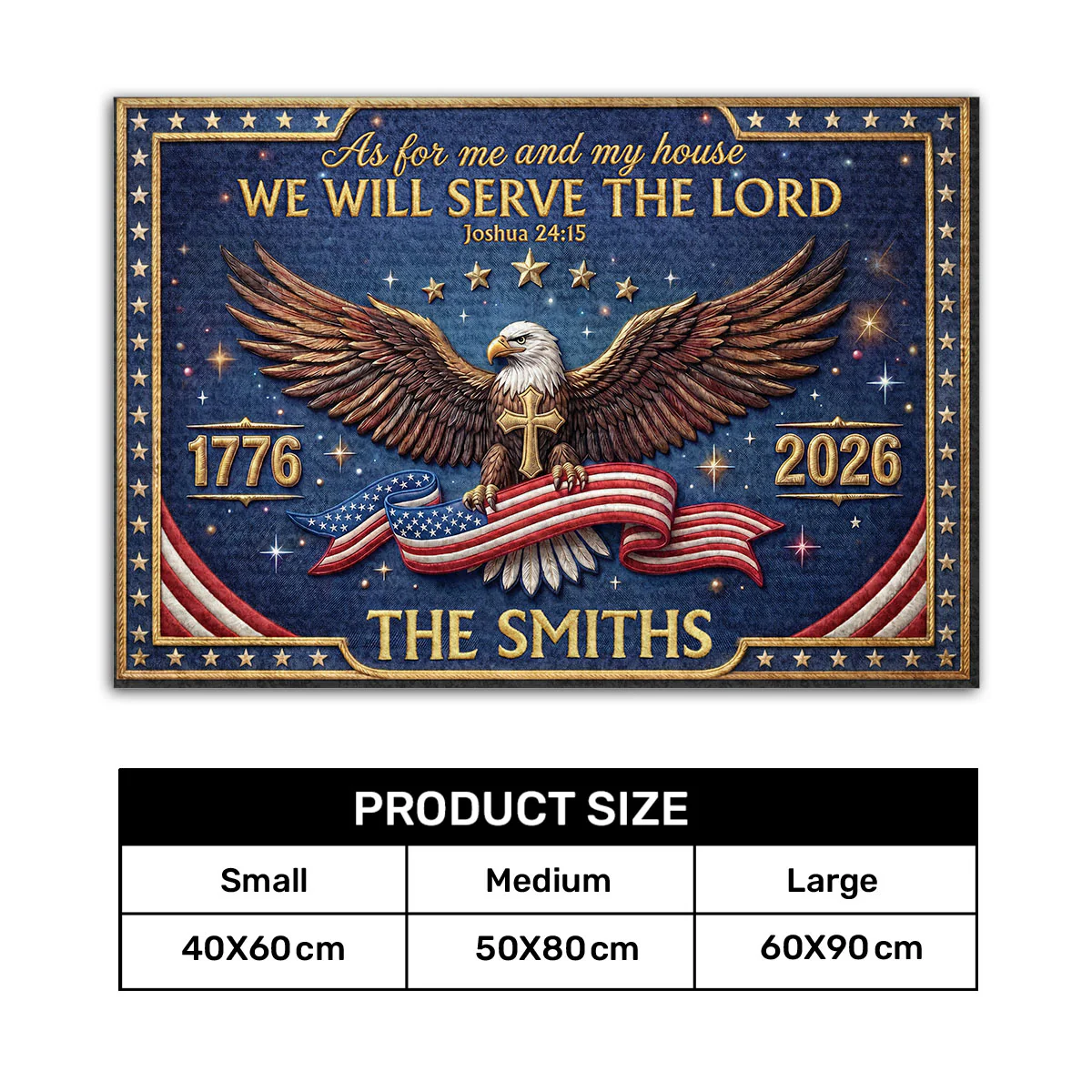 Chosen To Serve Him - Personalized Doormat