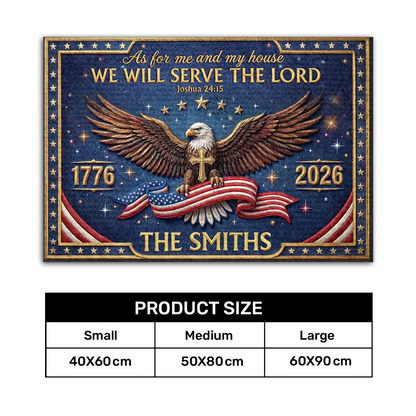 Chosen To Serve Him - Personalized Doormat