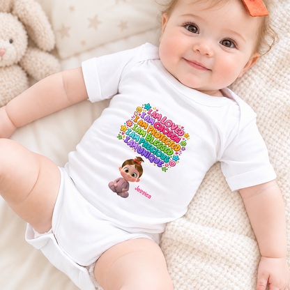 I am Loved, Gift For Baby | Personalized Custom Baby Onesie