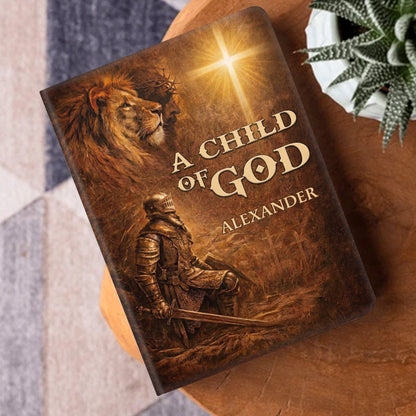 A Child Of God | Personalized Leather Cover Notebook