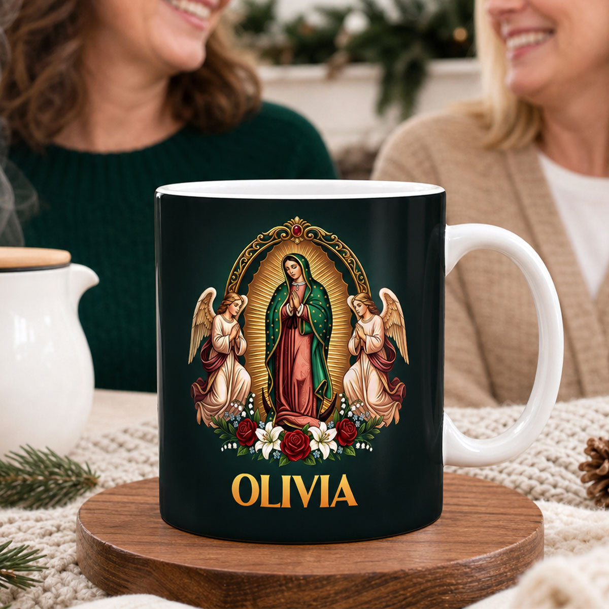 Our Lady Of Guadalupe, Catholic Gift For Her | Personalized Ceramic Coffee Mug