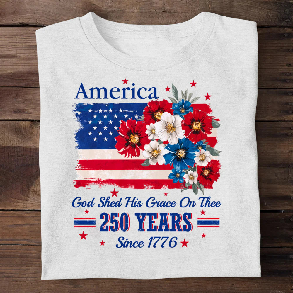 God Shed His Grace On Thee | 2D Unisex T-shirt