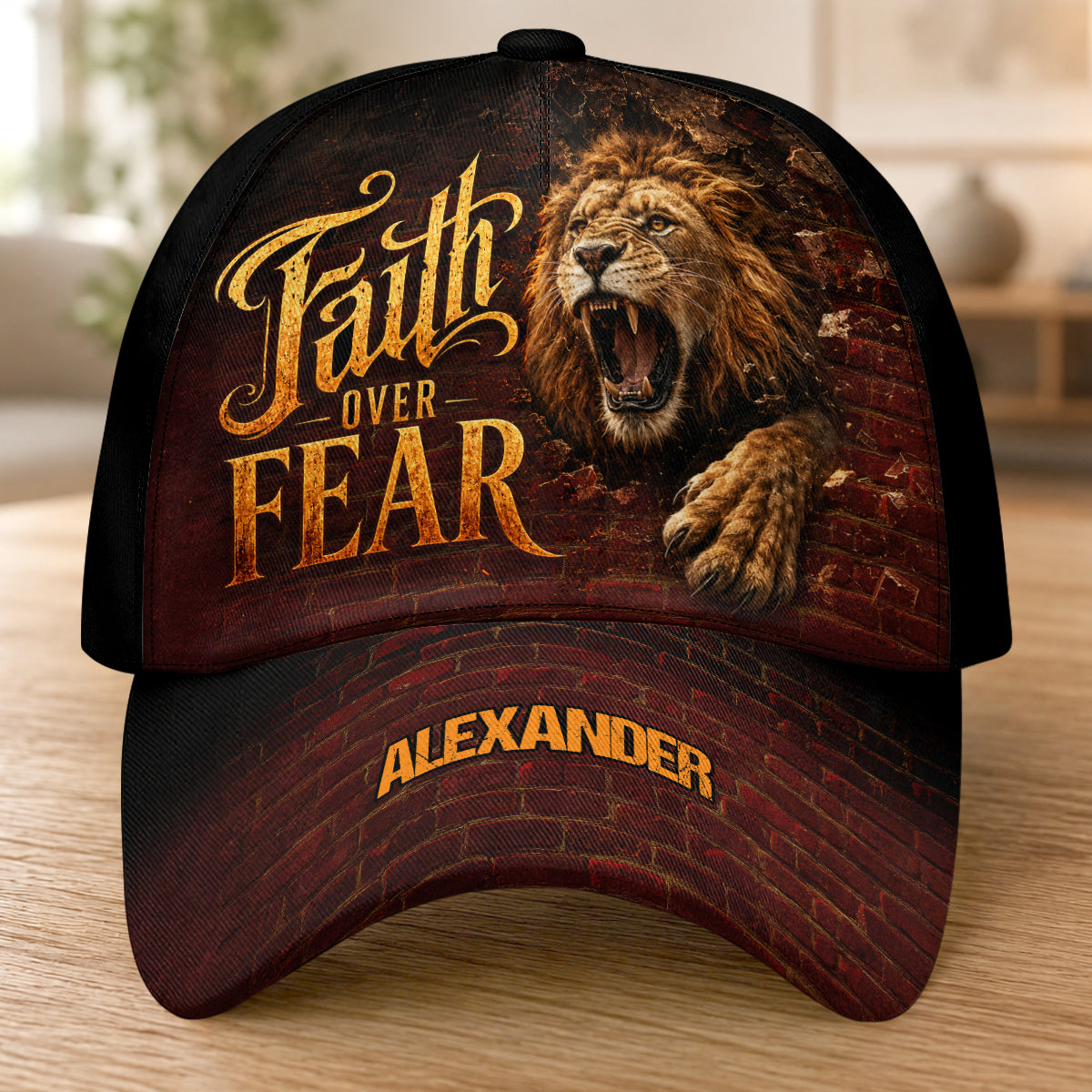 Faith Over Fear, Gift For Men | Personalized Classic Cap