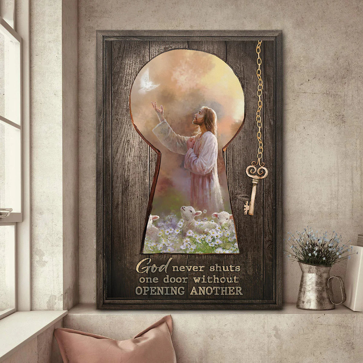 God's Key - Personalized Canvas