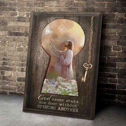 God's Key - Personalized Canvas