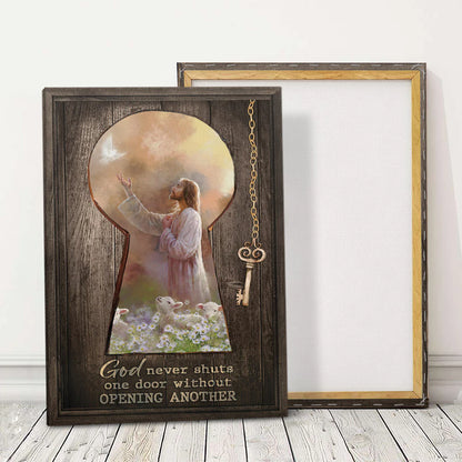 God's Key - Personalized Canvas