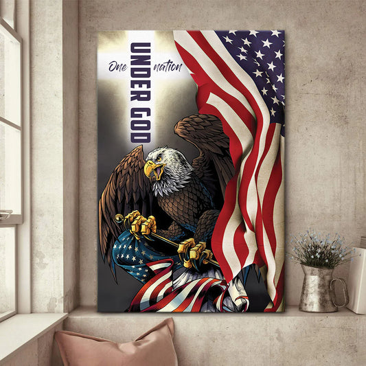 God Bless America - Personalized Canvas