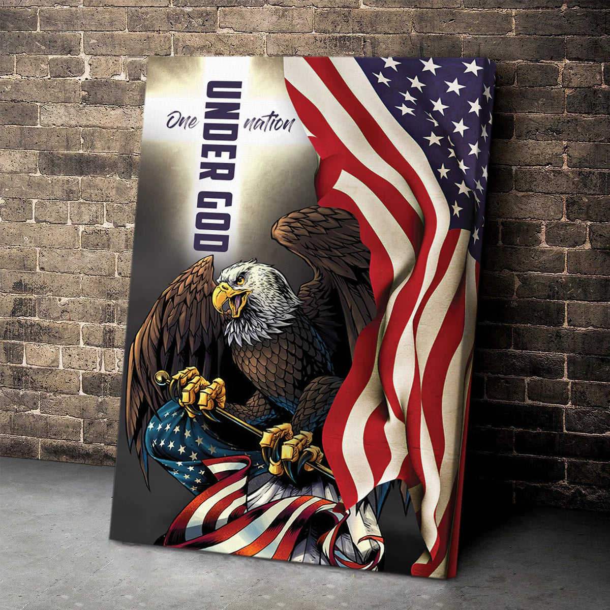 God Bless America - Personalized Canvas