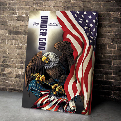 God Bless America - Personalized Canvas
