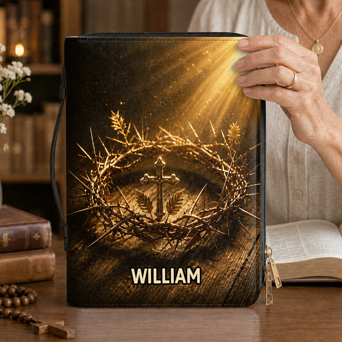Jesus Said Repent Not Repeat Your Sins, Gift For Men | Personalized Bible Cover
