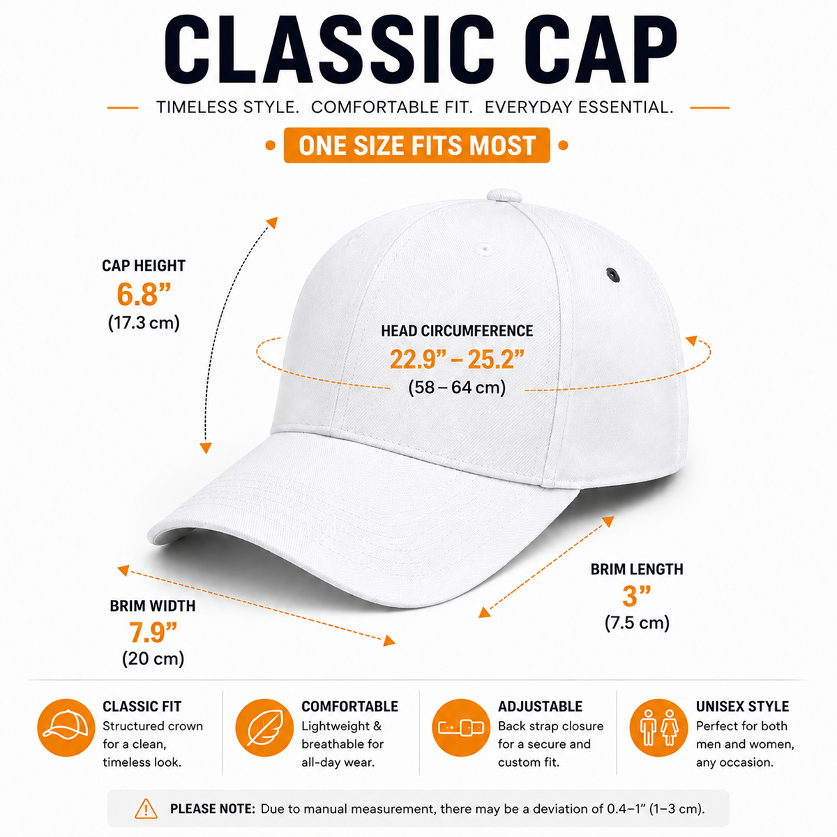 Man Of God, Gift For Dad | Personalized Classic Cap