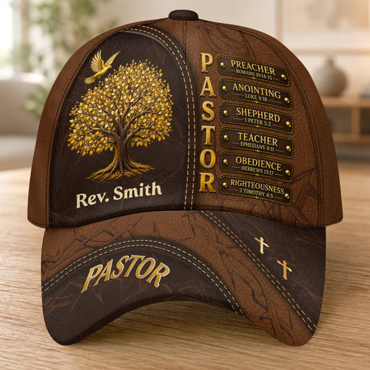 Pastor, Gift For Pastor | Personalized Classic Cap