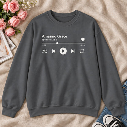 Amazing Grace, Gift For Christian Music Lovers - 2D Unisex Sweatshirt